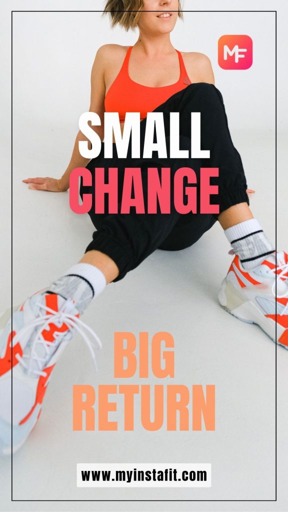 Small changes make a big return - a return to a healthier lifestyle for the future